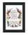 Charming Garden 4 Black Framed Print Wall Art