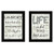 Set Of Two Loads of Fun 2 Black Framed Print Bathroom Wall Art