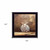 Ruby the Rabbit Black Framed Print Wall Art