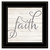 Simple Words Faith 2 Black Framed Print Wall Art - 606114040996