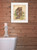 Still Waiting Bear and Moose Bathroom White Framed Print Wall Art - 4512839593272