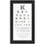 Eye Chart II 1 Black Framed Print Wall Art - 606114041047