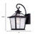 Matte Black Terrarium Shape Wall Light