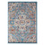 Homeroots Home Decor 5' x 8' Blue and Orange Medallion Power Loom Area Rug