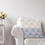 Homeroots Home Decor 20 X 20 Inches Heathered Gray and Off-White 100% Cotton Geometric Zippered Pillow