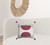 Homeroots Home Decor 20 X 20 Inches White Black and Burgundy 100% Cotton Geometric Zippered Pillow