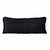 Homeroots Home Decor 14 X 36 Inches Jet Black COlour 100% Cotton Zippered Pillow