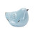 Set of Four Blue Terracotta Bird Figurines