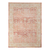 8' X 10' Salmon And Tan Floral Area Rug