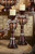 Homeroots Home Decor Set Of Two Bronze Tabletop Urn Shape Pillar Candle Holders