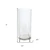 12" Silver And Clear Geometric Iron And Glass Tabletop Hurricane Candle Holder