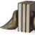 Set of Two 3" Gold Metal Bird Decorative Bookends