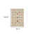 12' Orange And Ivory Genuine Wool Oriental Runner Rug With Fringe
