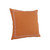 Homeroots Home Decor 20 X 20 Inches Orange and Dark Orange 100% Cotton Geometric Zippered Pillow