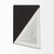 Set of Two White Marble Triangle Decorative Bookends