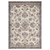 2' X 3' Ivory Charcoal And Blue Floral Area Rug