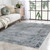 Homeroots Home Decor 5' x 8' Blue Abstract Power Loom Area Rug