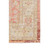 2' X 3' Salmon And Tan Floral Distressed Area Rug
