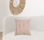 Homeroots Home Decor 20 Inches Blush Cotton Pillow