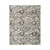 2' X 3' Rust Oriental Distressed Area Rug With Fringe Polyester