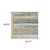 8' Blue And Beige Abstract Distressed Runner Rug With Fringe