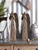 Set Of Two 14" Brown Polyresin Angel Figurine - 606114743101