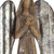 Set Of Two 14" Brown Polyresin Angel Figurine - 606114743101