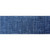 2' X 6' Navy Blue Striped Washable Runner Rug With UV Protection