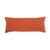Homeroots Home Decor 14 X 36 Inches Orange 100% Cotton Zippered Pillow 