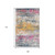 Homeroots Home Decor 9' x 12' Pink and Orange Abstract Power Loom Area Rug