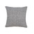 Homeroots Home Decor 20 X 20 Inches Gray 100% Cotton Geometric Zippered Pillow