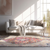 9' X 13' Cream Decorative Medallion Area Rug