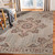 2' x 3' Beige Medallion Power Loom Area Rug With Fringe - 606114770138