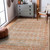 Homeroots Home Decor 9' x 12' Beige Southwestern Power Loom Area Rug With Fringe