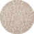 5' Cream Round Damask Power Loom Area Rug - 606114711339