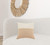 Homeroots Home Decor 18 X 18 Inches Orange and Off-White 100% Cotton Chevron Zippered Pillow