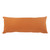 Homeroots Home Decor 14 X 36 Inches Orange and Dark Orange 100% Cotton Geometric Zippered Pillow