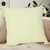 Homeroots Home Decor 20 X 20 Inches Light Yellow 100% Cotton Zippered Pillow