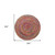 7' Tan Round Geometric Hand Braided Area Rug