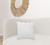 20" Black And White Cotton Geometric Throw Pillow