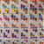 Homeroots Home Decor 20 X 20 Inches Beige Red Green Blue Yellow Orange and Pink 100% Cotton Geometric Zippered Pillow