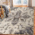 Homeroots Home Decor 9' x 12' Blue and Ivory Medallion Power Loom Area Rug