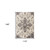 Homeroots Home Decor 9' x 12' Blue and Ivory Medallion Power Loom Area Rug
