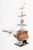 Homeroots Home Decor 29" Wood Brown HMS Victory Bow Section Hand Painted Decorative Boat