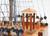 Homeroots Home Decor 29" Wood Brown HMS Victory Bow Section Hand Painted Decorative Boat