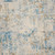 2' X 3' Blue and Ivory Abstract Area Rug Viscose Decor