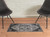 2' X 3' Black And Gray Medallion Area Rug