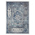 4' X 6' Ivory Blue And Gray Medallion Area Rug Polypropylene