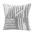 Homeroots Home Decor 22 X 22 Inches Sage Green and White 100% Cotton Striped Zippered Pillow