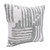 Homeroots Home Decor 22 X 22 Inches Sage Green and White 100% Cotton Striped Zippered Pillow